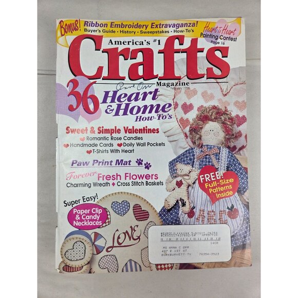 Crafts Magazine Lot Of 12 Issues 1996 Halloween Christmas How to Patterns - Picture 4 of 14